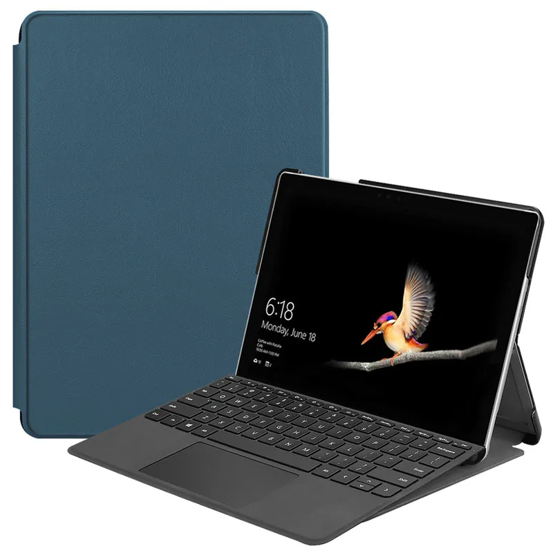 Деловой чехол для 2020 Microsoft Surface Go 2 10 ''чехол в виде книги поверхности go2 /