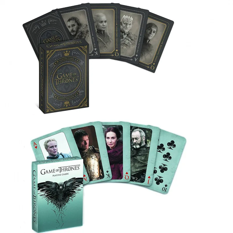 Jon Snow игральные карты игра дом коллекция значков символы замок кресты стол