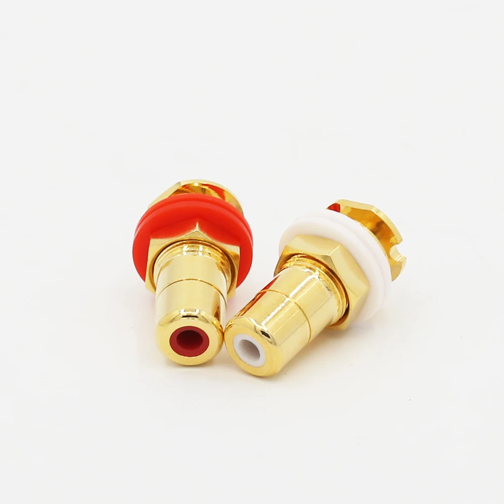 Hifi аудио RCA разъем латунь позолоченный RCA разъем Hifi RCA разъем RCA Джек адаптер