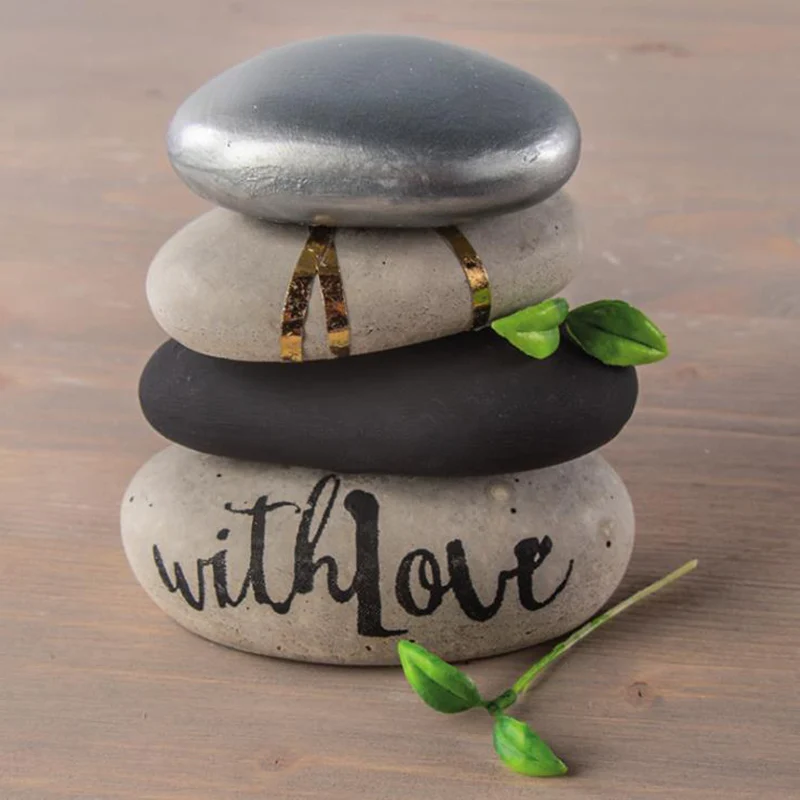 Силиконовая форма для бетона и камня булыжника с 6 емкостями силиконовые формы