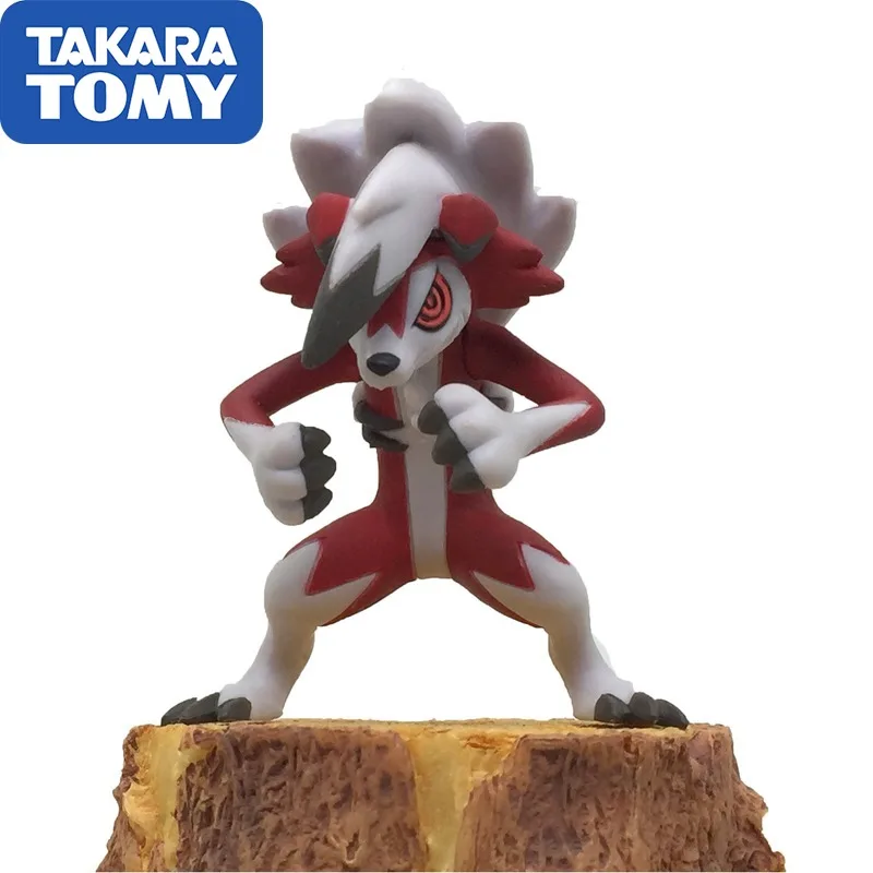 Оригинальная кукла-Покемон строительная игрушка модель Lycanroc коллекционные