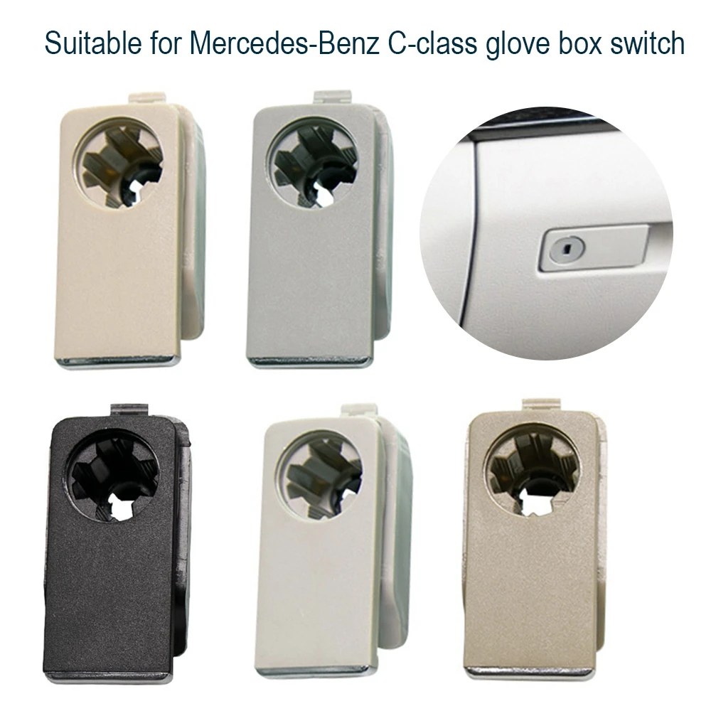 

Перчаточного ящика изготовленные на заказ коробки подарка Ручка переключателя замок отверстием для замены для Mercedes Benz GLK класс W204 X204 W212 C200 ...