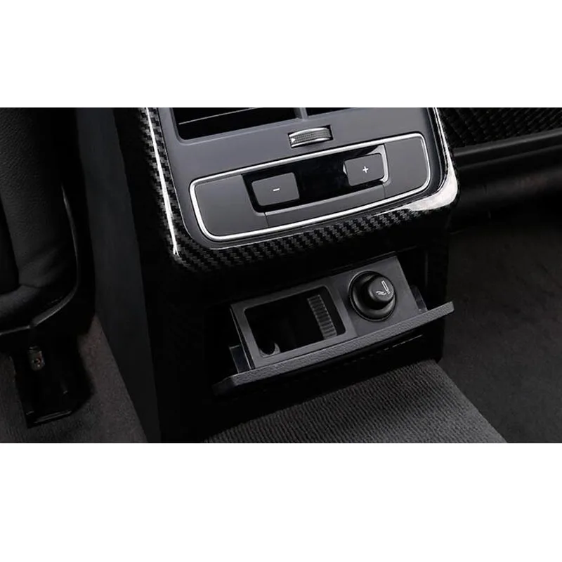 Car Rear Air Vent Frame Cover Sticker For AUDI A4L A5 2017 2018 2019 Interior Styling Accessories | Автомобили и мотоциклы