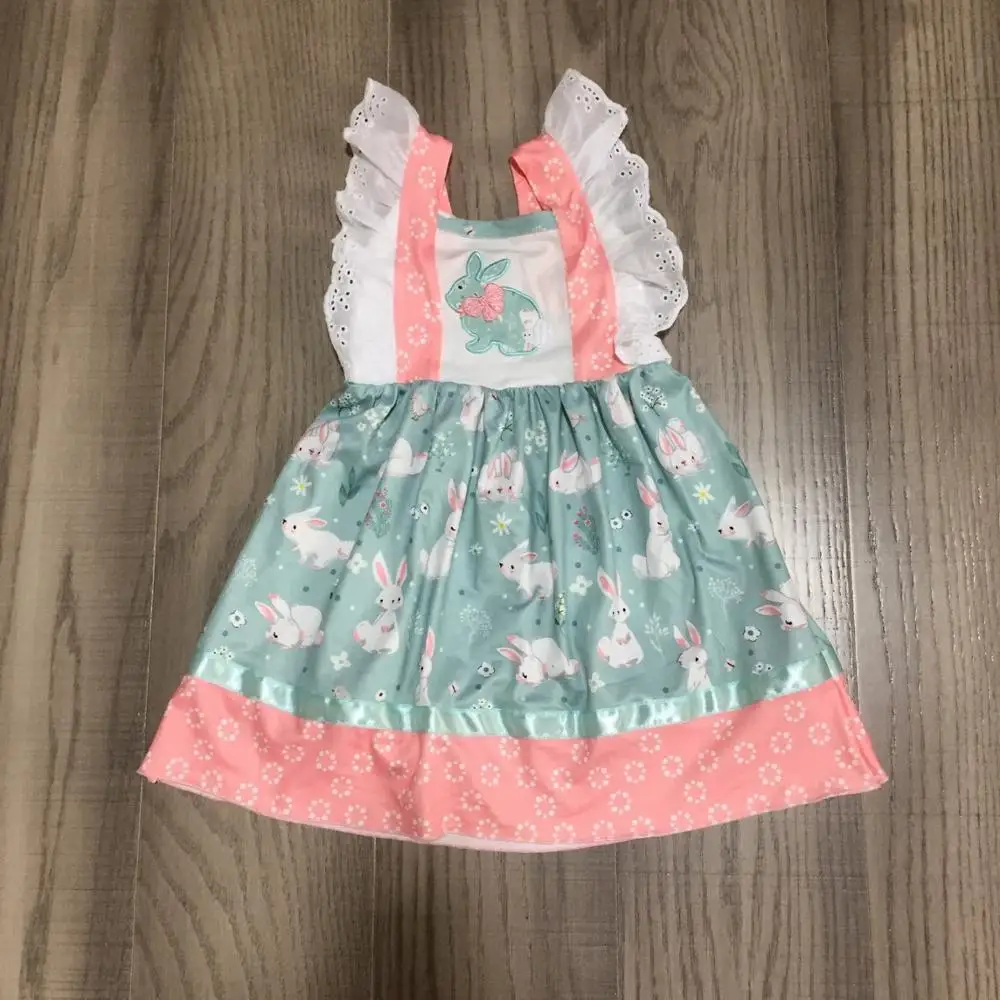 Пасхальное платье для маленьких девочек сезон весна-лето детская одежда