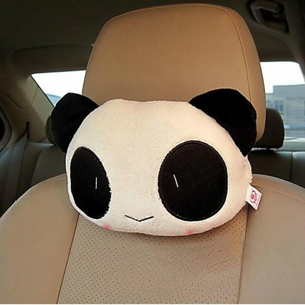 

80% Hot Sell Lovely Creative Panda Auto Car Neck Rest Cushion Headrest Pillow Mat