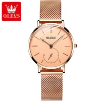 olevs 2022 new ladies fashion casual watch thin small dial independent 30m life waterproof hd luminous quartz watches 5190