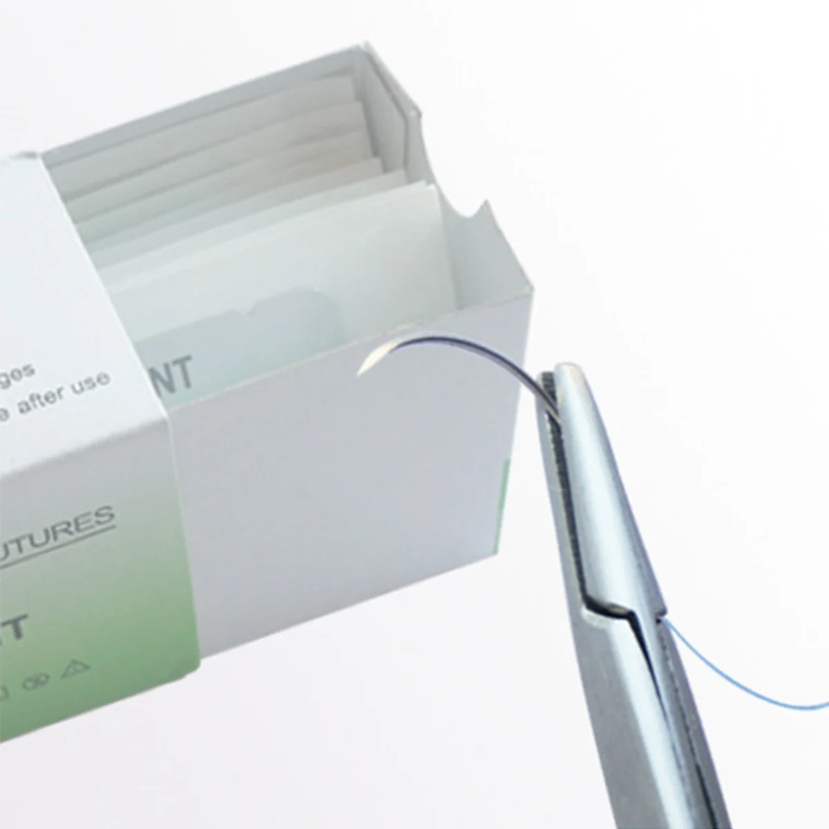 

6/12Pcs Suture Thread Needle Kit Surgical Nylon Monofilament Medical Thread Skin Operate Training Practice Teaching Tool