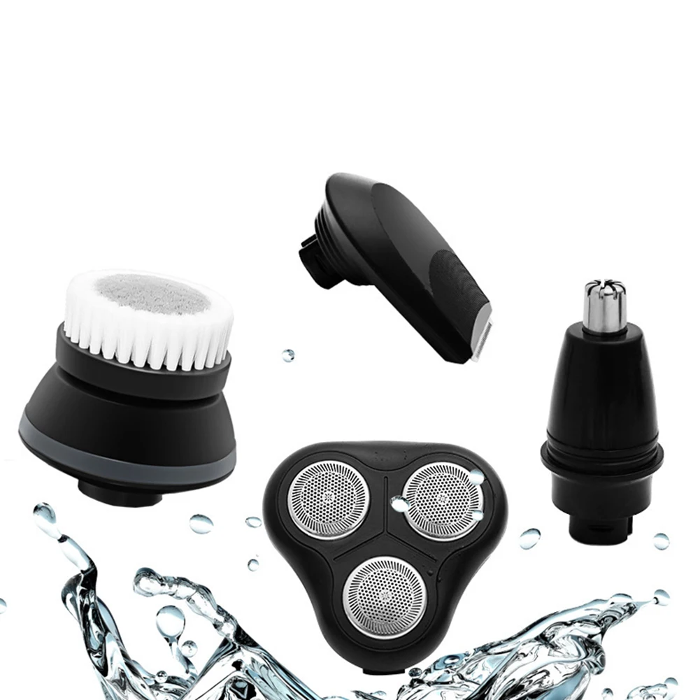 

4D Electric Face Shaver Rechargeable Electric Beard Trimmer Shaving Machine for Men Beard Razor Wet-Dry Dual Use Washable