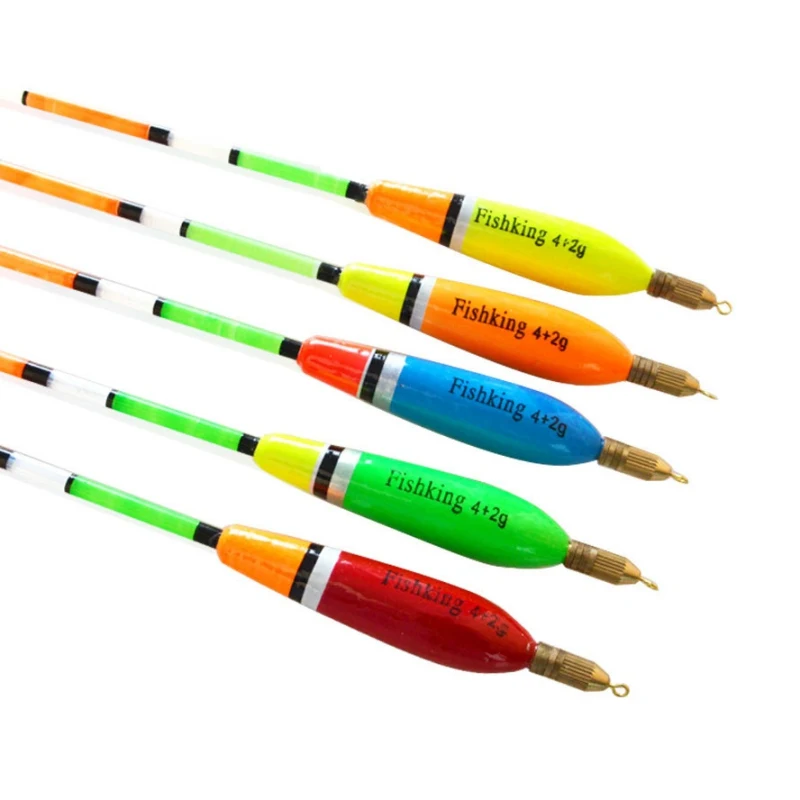 Оптовая продажа 5 штук в партии рыбалка поплавок с Медь привести из бальзового