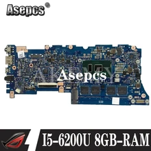 Akemy UX305UA Laptop Motherboard For Asus UX305UA UX305U U305U mainboard 100% test OK I5-6200U 8GB-RAM