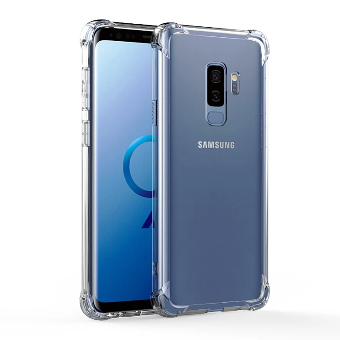 Противоударный Прозрачный мягкий силиконовый чехол для Samsung Galxay A6 A8 Plus A5 A7 J2 Pro 2018