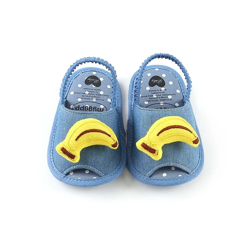 

2020 Summer Cute Baby Girls Fruit Print First Walkers Soft Bottom Shoes Girls Baby Toddler