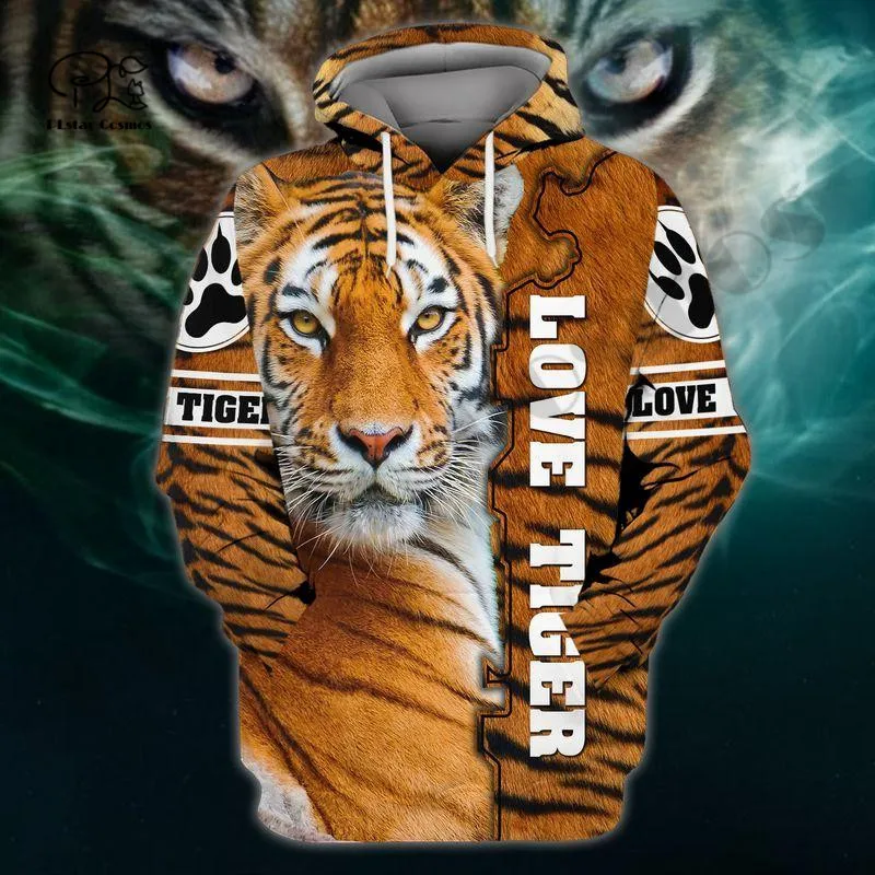 

PLstar Cosmos 3DPrint Newest Tiger Animal Art Unique Funny Men/Women Cozy Hrajuku Casual Streetwear Hoodies/Zip/Sweatshirt O-34