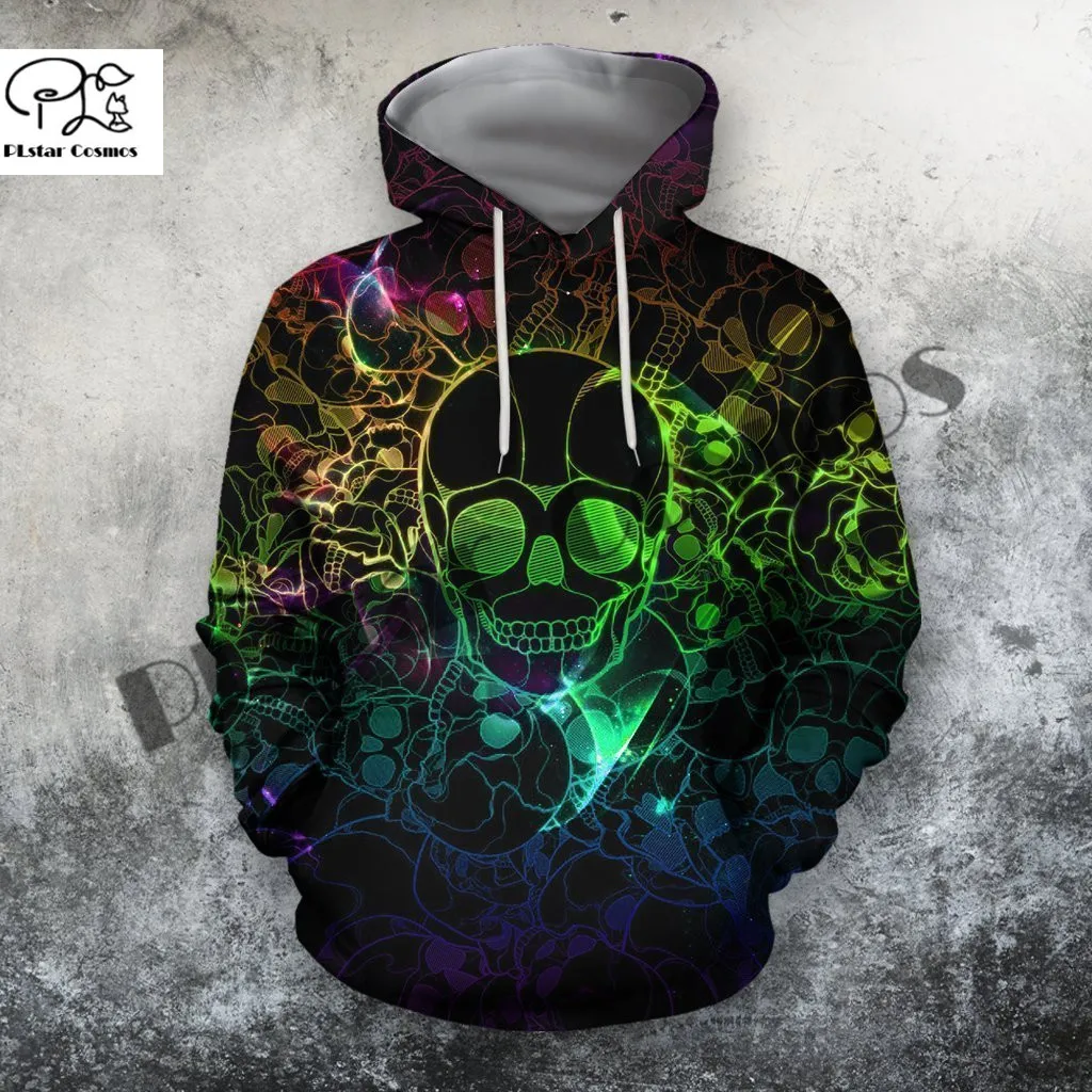 

PLstar Cosmos 3DPrint Newest Skull Art Gothic Unique Amazing Harajuku Pullover Streetwear Unisex Hoodies/Sweatshirt/Zip Style-6