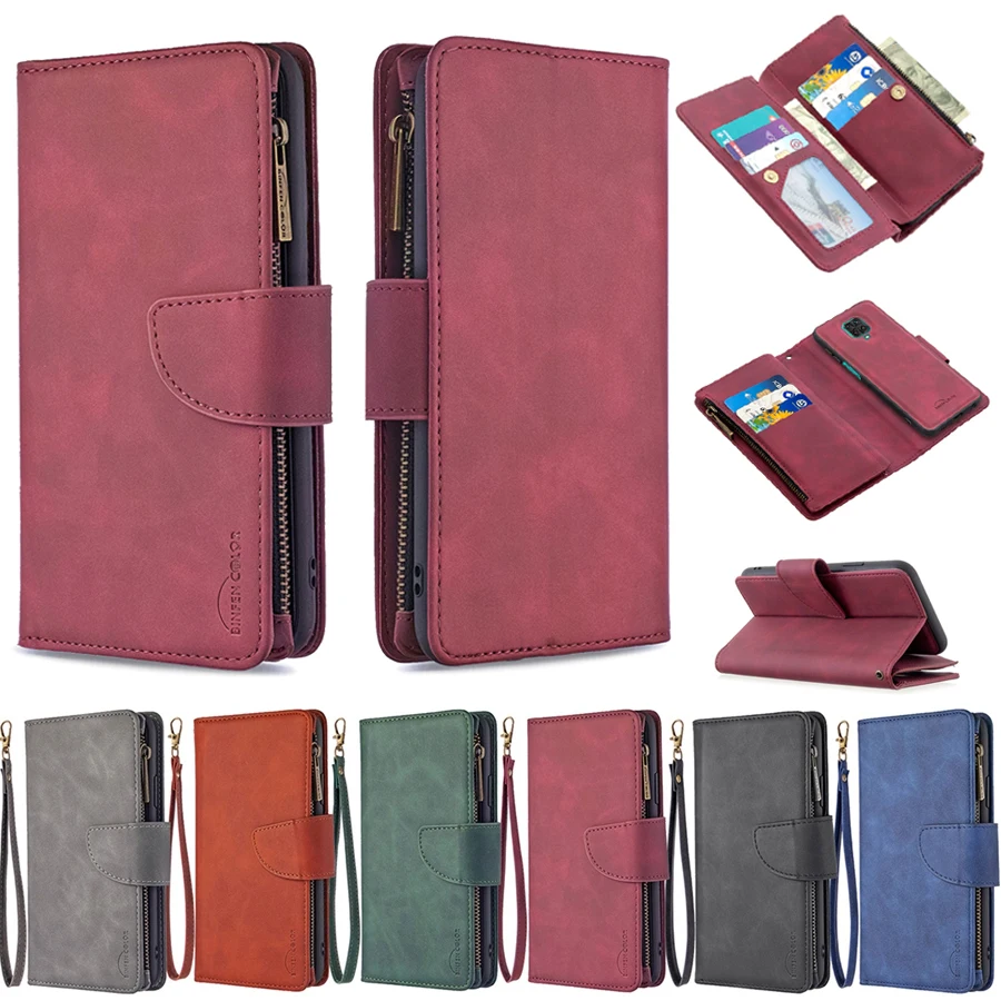 

PU Leather Zipper Multi-function Light Painted Wallet Flip Card For Xiaomi Redmi Note 9/9S/9 Pro Max/8T/7 Pro 7A 8 8A 9 Poco X3