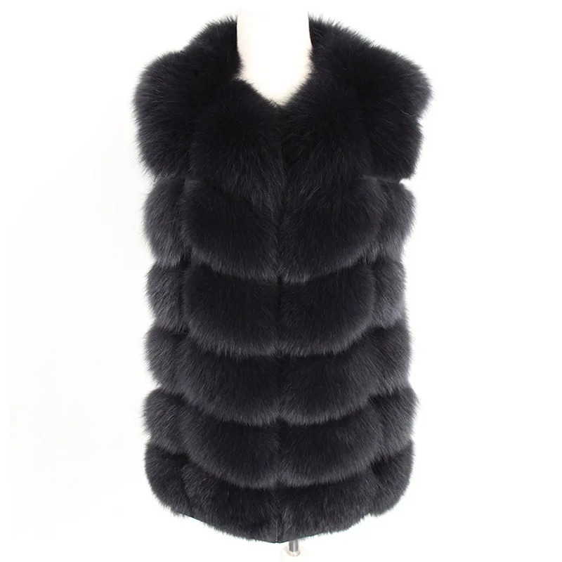 

maomaokong real fox fur coat women winter natural fur vest coat natural real fur coat Vests for women Sleeveless jacket women