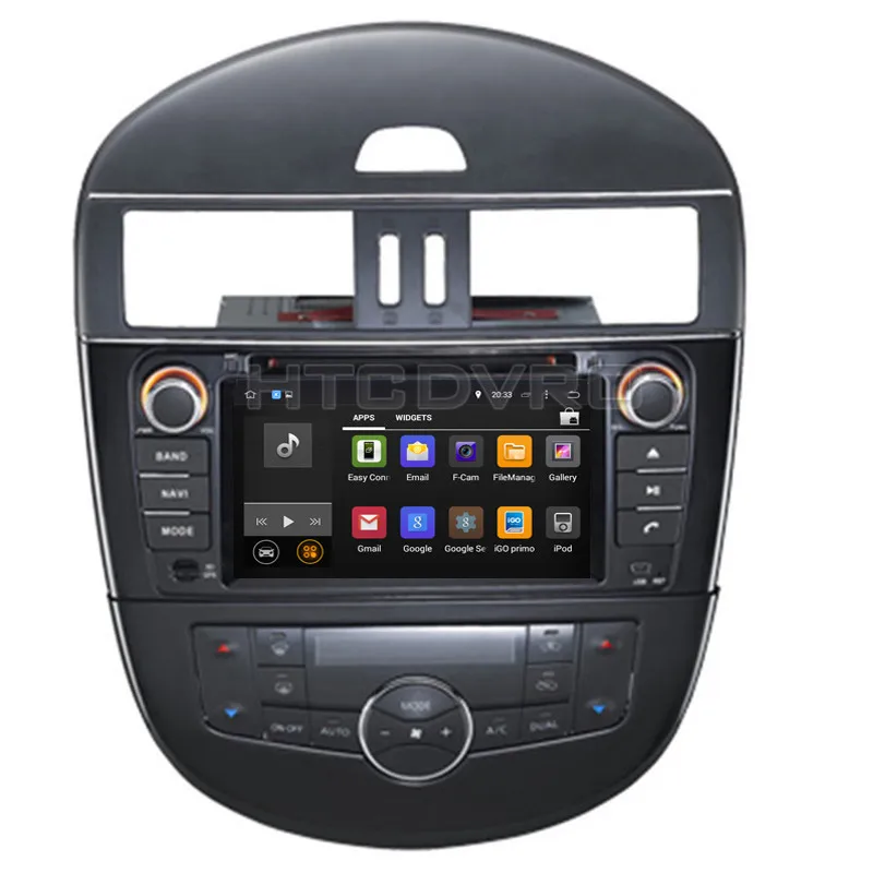 YMODVHT 7 дюймов 4G Восьмиядерный Android 9 0 1 автомобильный dvd плеер для Nissan Tiida/Versa 2011 GPS