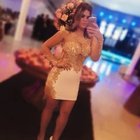 cocktail homecoming prom evening dresses 2022 womans party night celebrity formal dresses plus size short dubai arabic dress