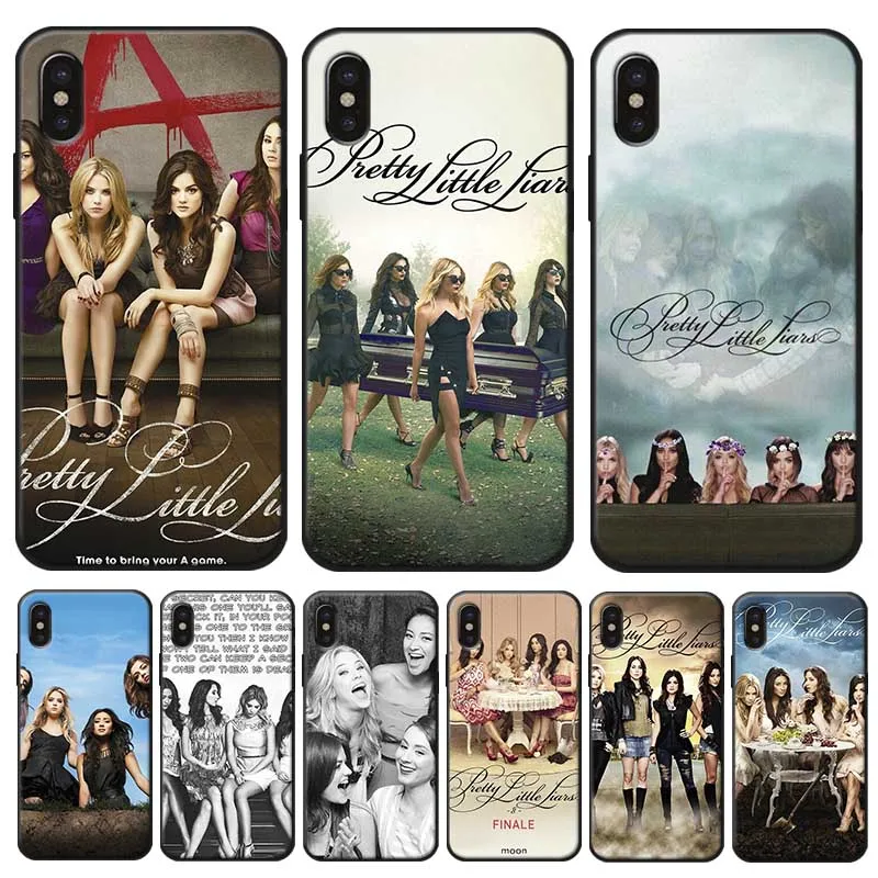 Роскошный чехол Pretty Little Liars для iPhone X XS MAX XR 7 8 6 6S plus 5s SE Прозрачный мягкий