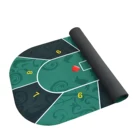 Портативный коврик для покерного стола Texas Hold Em покерный коврик с переносной трубкой круглая скатерть Рождественская скатерть Tafelkleed