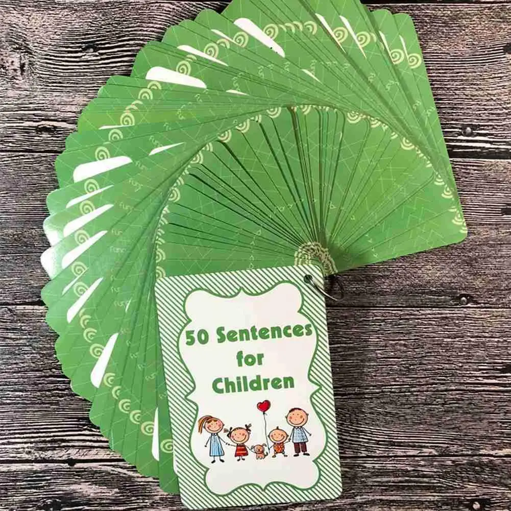 

Children Baby English Learning Word Card Pocket Flash Learning Montessori Educational Toys Word Table Game Card for Kids