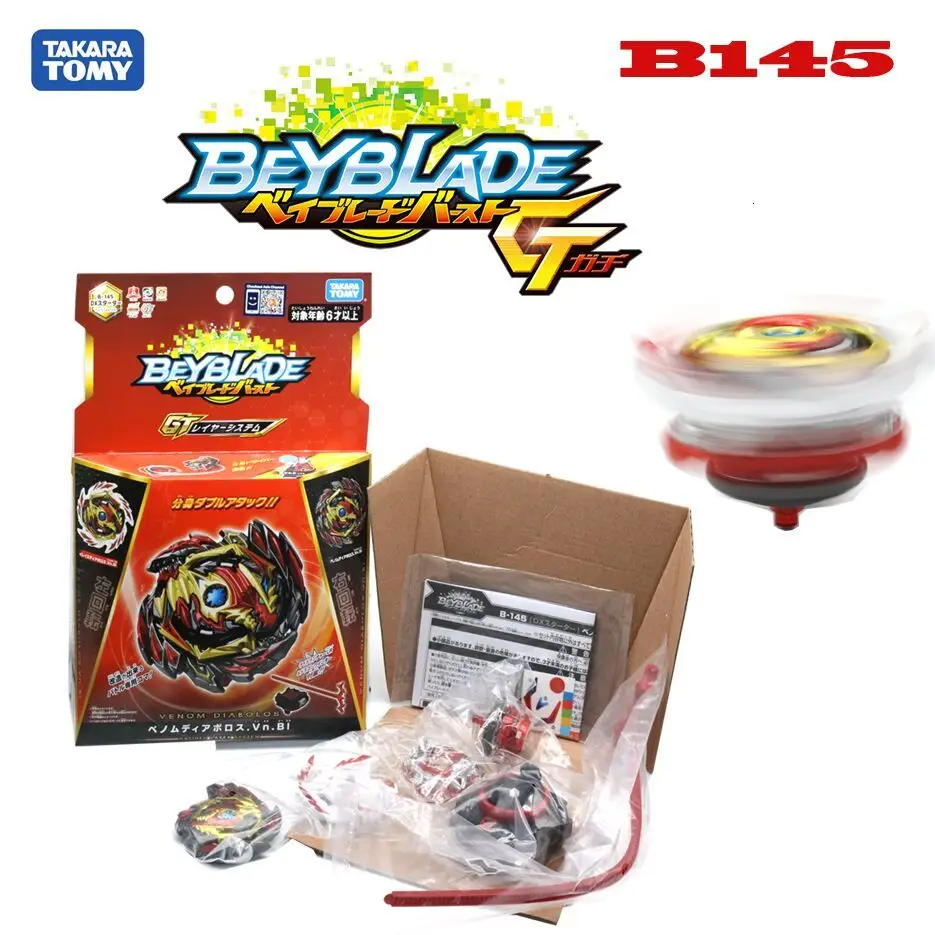 Настоящая Takara Tomy Beyblade Burst B134 Slash Valkryie.Bl.Pw Retsu Toupie Metal God Bey Blade Blades Toy|Фиджет-спиннер| |