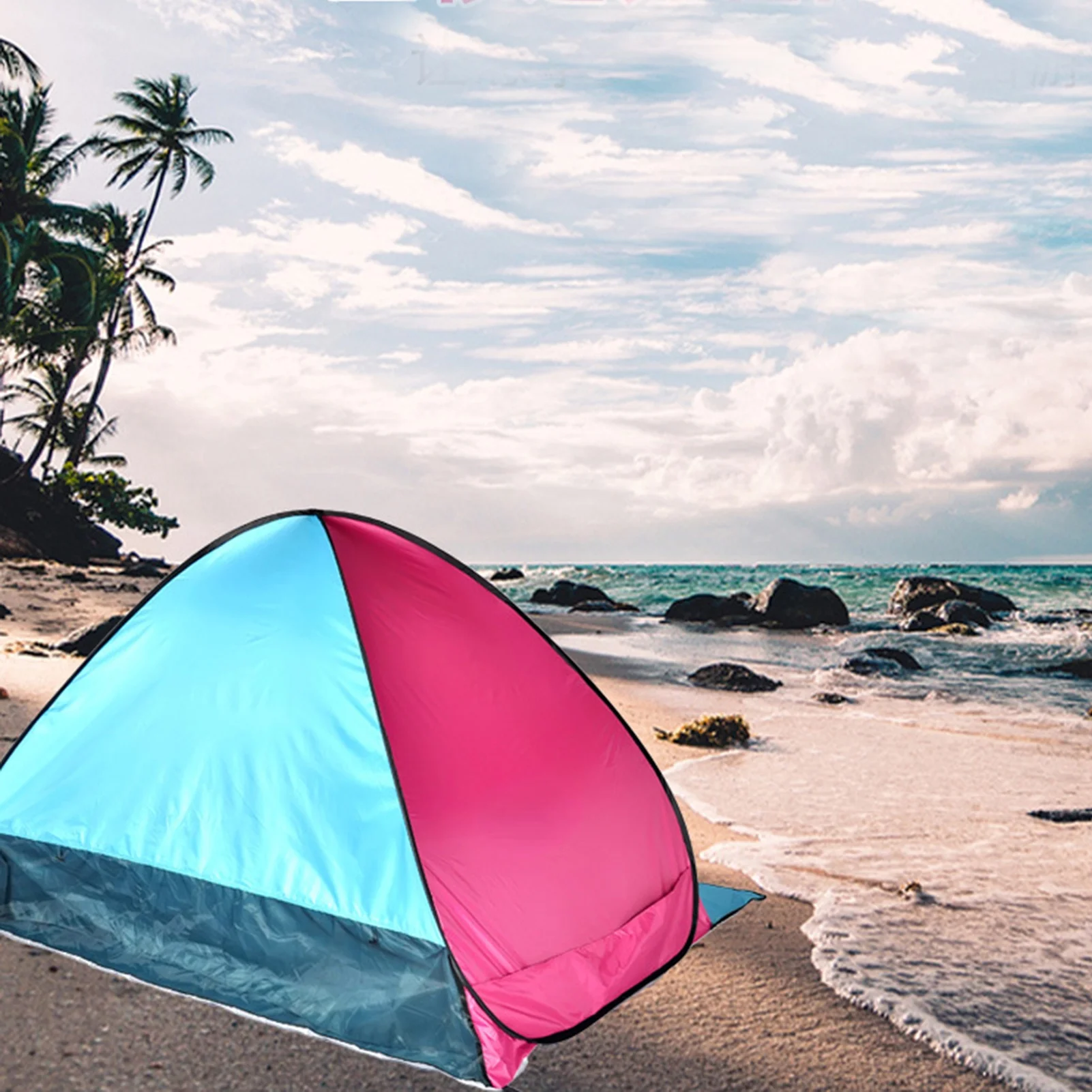 

Automatic Camping Tent Ship From Beach Tent 2 Persons Tent Instant Pop Up Open Anti UV Awning Tents Outdoor Sunshelter