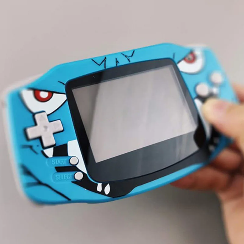 IPS Подсветка ЖК экран зеркало для Nintendo Игровая приставка GBA с логотипом|Запасные