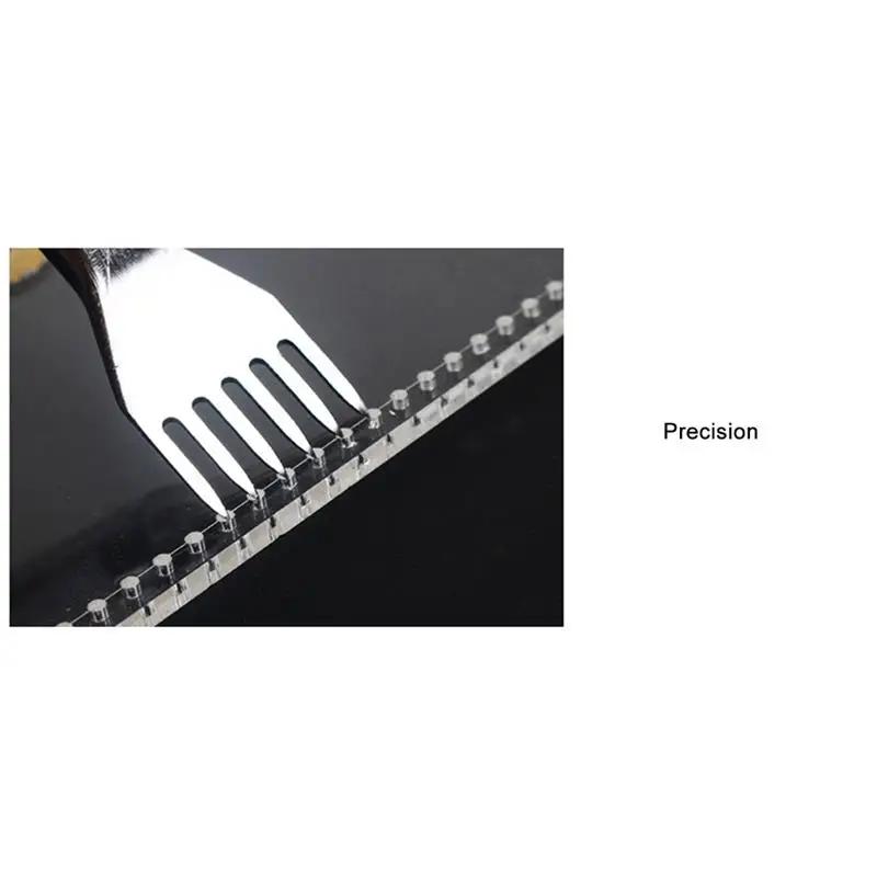 Кожа ремесло акрил Perspex резка круг угловой стежок Трафарет Шаблон Линейка DIY