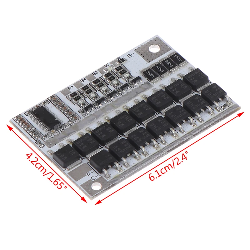 Защитная печатная плата для литий ионной батареи 3S/4S/5S полимерный баланс