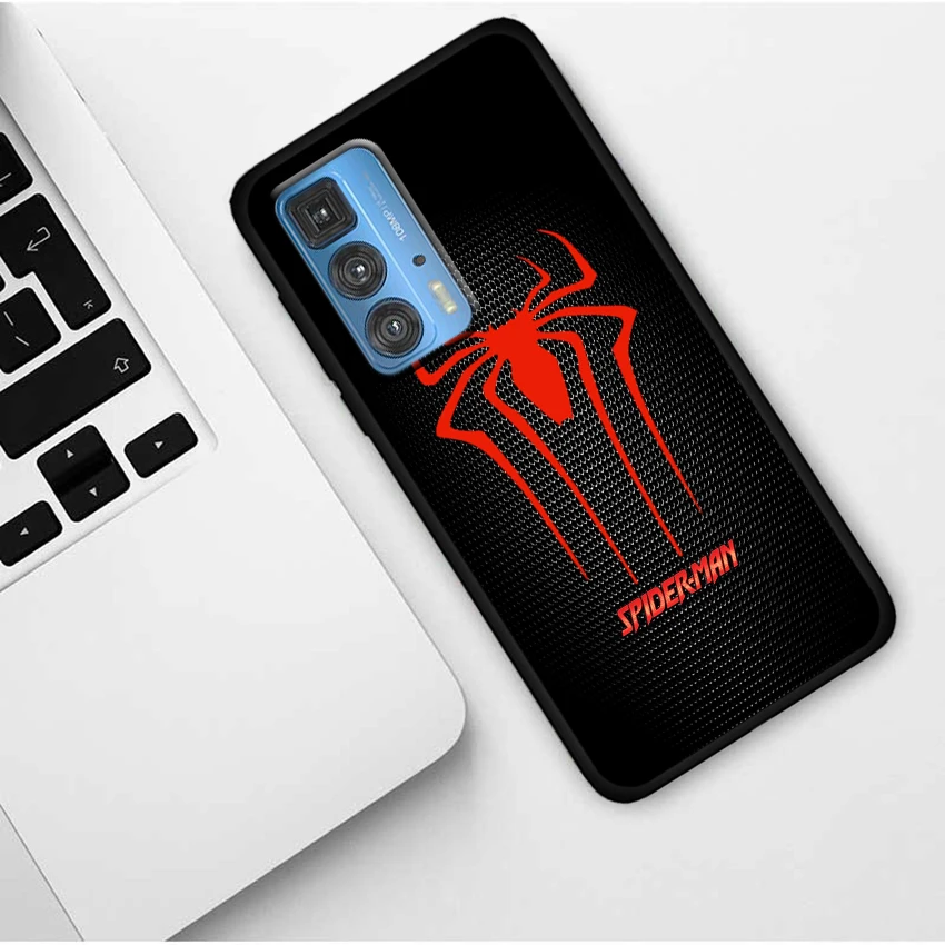 spider man marvel cool for motorola moto g60 50 40 x3 e6i e7i power edge 20 pro lite fusion 5g 2021 soft black phone case free global shipping