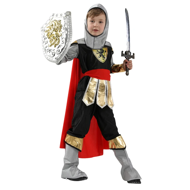 Костюм на Хэллоуин косплей детвечерние вечеринка Королевский рыцарь-воин с
