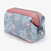 women travel animal flamingo make up bags girl cosmetic bag makeup beauty wash organizer toiletry pouch storage kit bath case