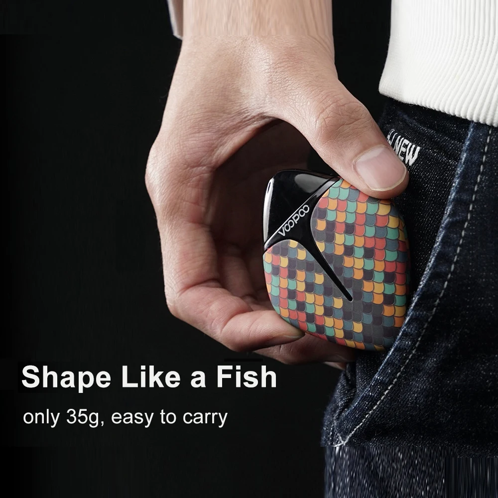 VOOPOO Finic Fish Pod System Vape Kit картридж для вейпа 1 7 мл аккумулятор 350 мАч электронная
