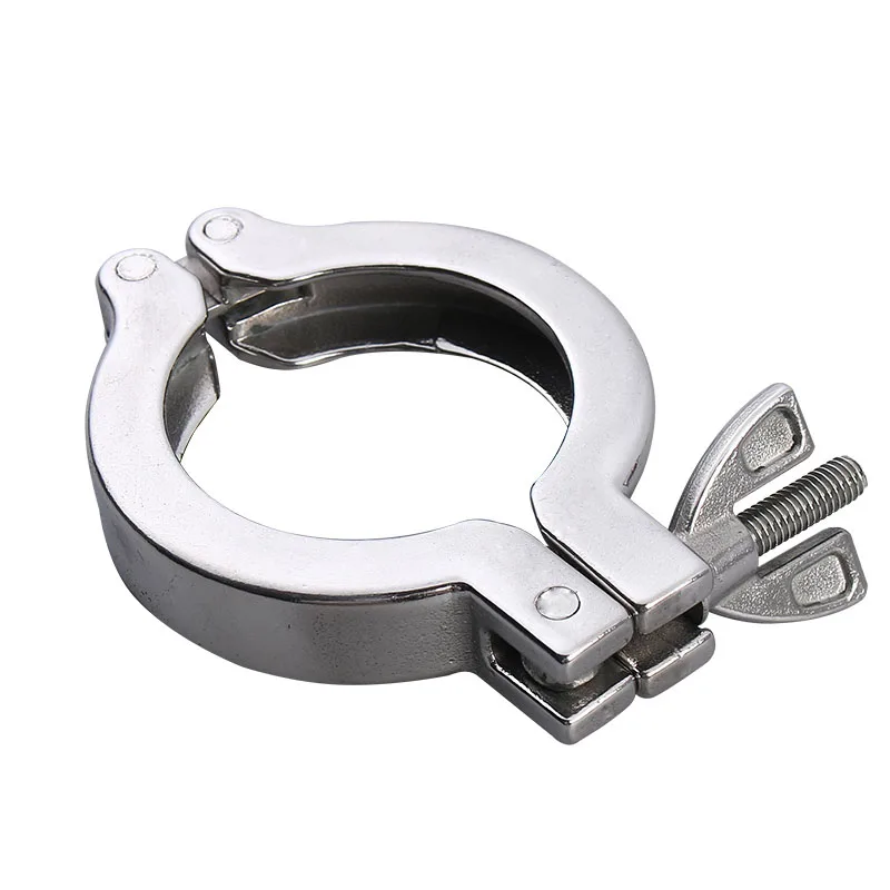 304 Stainless Steel Vacuum Clamp Quick Assembly Equipment Bracket Accessories Fluorine Rubber O-ring KF1016 25 40 5063