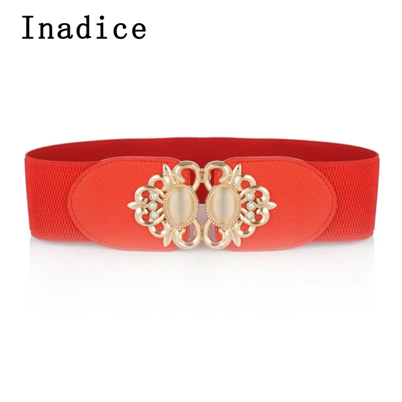 Inadice модное платье с поясом пуховик пальто ремень двойной Кот камень инкрустация