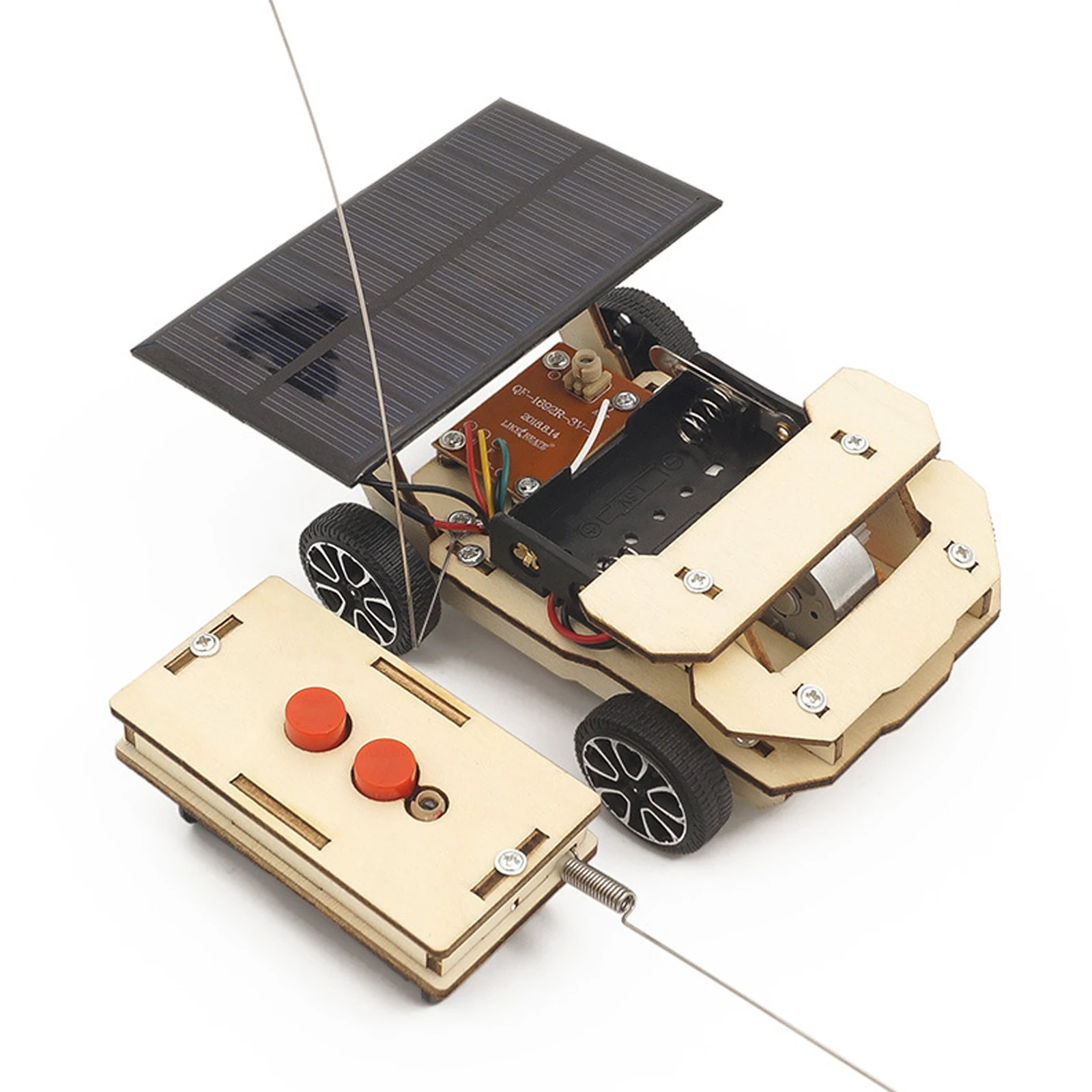 

DIY STEM Assemble Solar Car Remote Control RC Car Puzzle Educational Toys Science Technology Car Toys Set for Children Gifts
