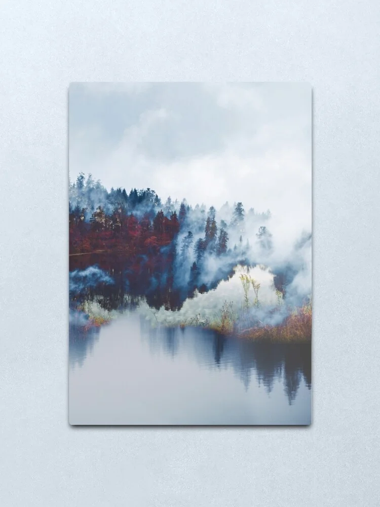 

Fog Metal Print Tin Sign Bar Home Wall Decor Metal Art Poster