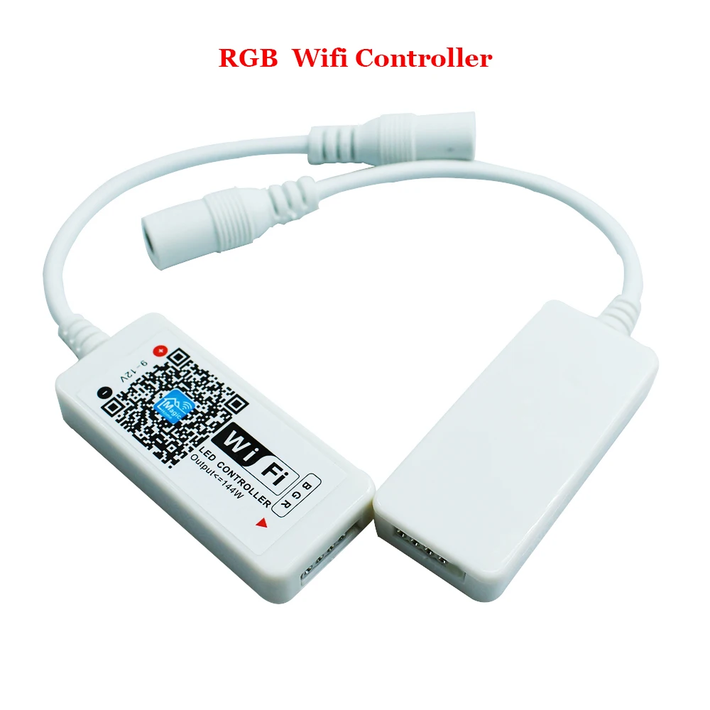 

Mini Smart RGB Led Wifi Controller Signal Receiver LED Strip Light RGB Contoller Smartphone Lamp Remote Control