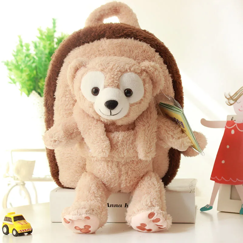 GZTZMY Duffy Bear новые друзья stellalou Rabbit плюшевый рюкзак мягкие игрушки Детский Школьный Рюкзак Мягкая Кукла Плюшевая сумка в форме животного подарки для девочек - Цвет: Plush Backpack F