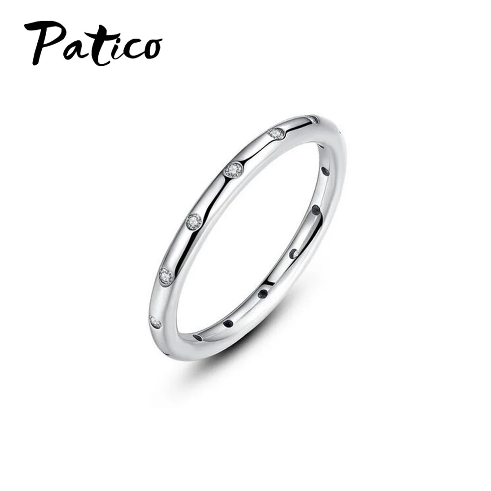 

Корейские трендовые украшения, простые классические серебряные кольца с фианитом, женские кольца на костяшки, обручальные ювелирные издел...