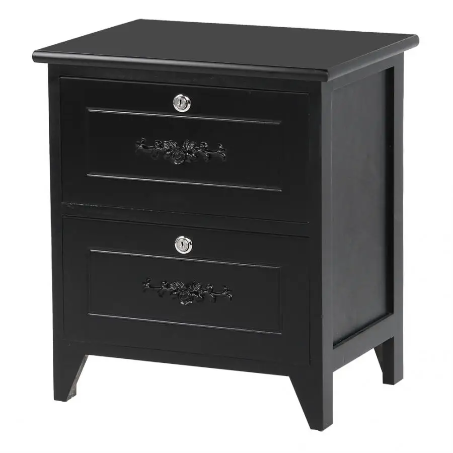 Нет необходимости в сборке деревянная тумбочка прикроватный столик Органайзер