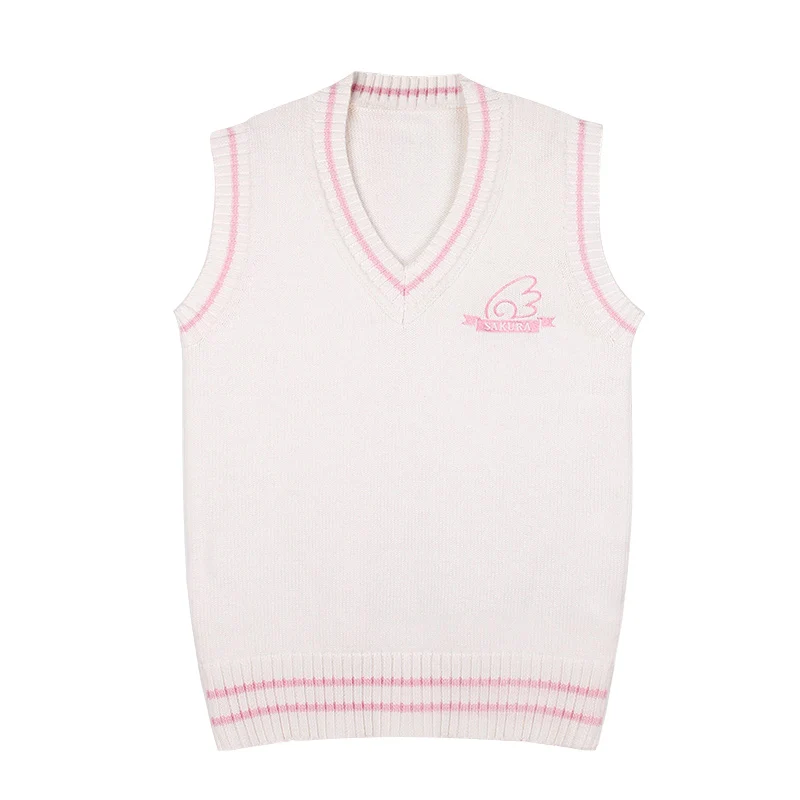 Свитер с японскими цветами вишни униформа JK для девушек аниме укрыватель карт