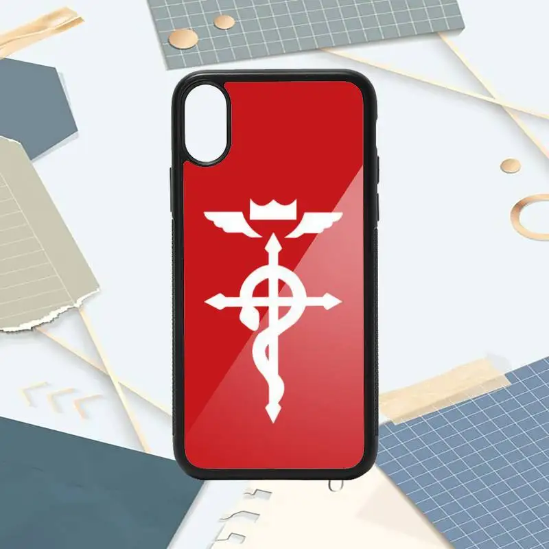 

Anime Fullmetal Alchemist Brotherhood Phone Case PC for iPhone 11 12 pro XS MAX 8 7 6 6S Plus X 5S SE 2020 XR
