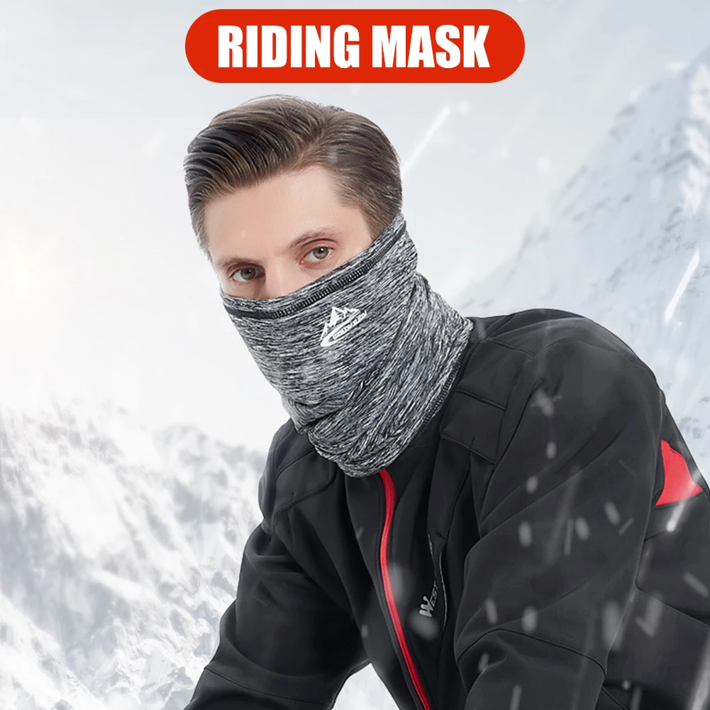 

Winter Outdoor Sports Hiking Skiing Face Mask Bicycle Sports Warm Turban Scarf Cycling Fishing Mask Windproof Neck Gaiters Cover
