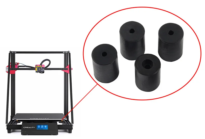 

3D Printer Parts Silicone Hot Bed Leveling Column High Temperature Resistant Platform Column For CR-10