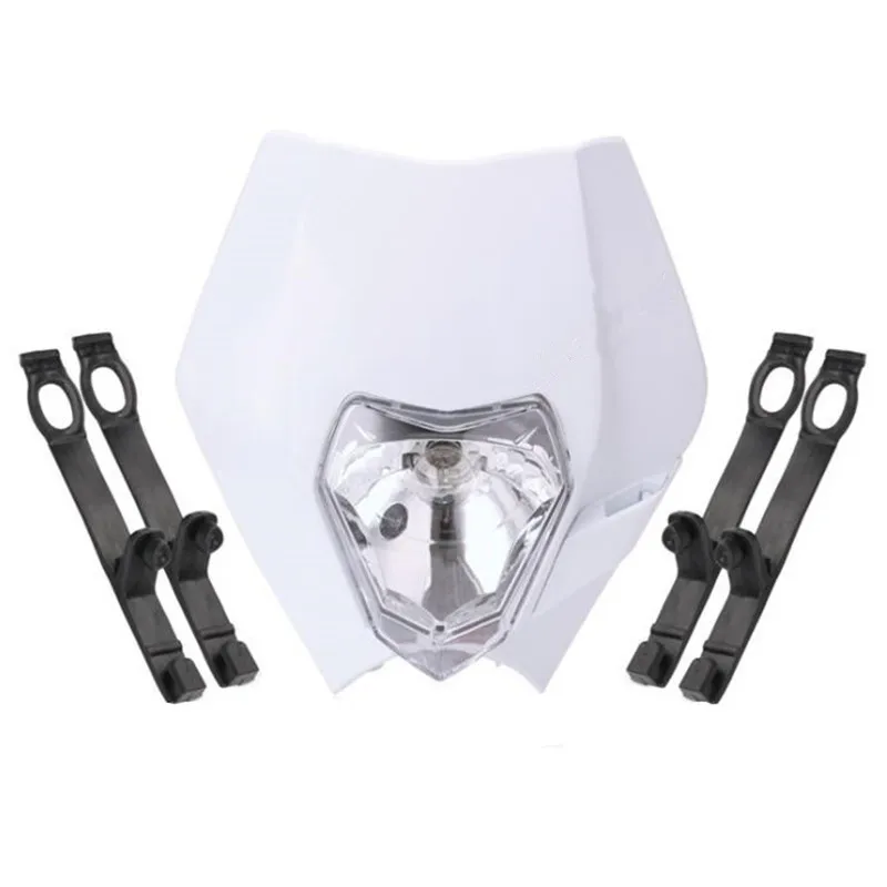 

White MX Dirt Bike 12V 35W Enduro Head Light for KTM EXC XC SCF Yamaha WR TTR 250R 250L 450F Streetfighter Headlight