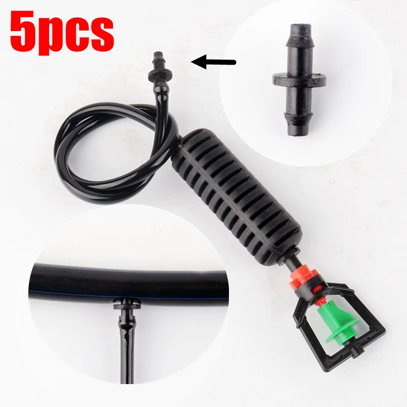5 комплектов система полива Вращающаяся насадка|Наборы для полива| |
