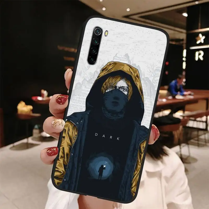Хит продаж чехол netflix Dark оболочка Чехлы для xiaomi note max mi 3 7 8 9se Redmi 7a 8t 10 pro lite Обложка |