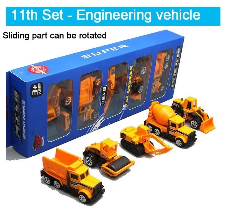 5 шт. 1: 64 детские игрушки модели спортивных автомобилей мини Карманный Автомобиль костюм авто полицейский гоночный автомобиль металлическая модель автомобиля Детские подарки для детей